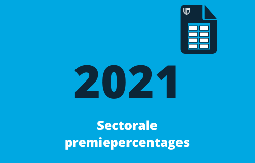 Vengroot - Sectorale premiepercentages WGA en ZW 2020 en 2021