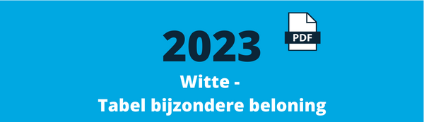 Vengroot - Loonbelastingtabellen - Witte - Tabel bijzondere beloning 2023