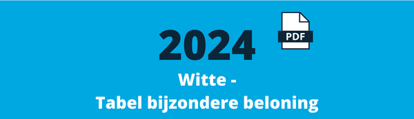 Vengroot - Loonbelastingtabellen - Witte - Tabel bijzondere beloning 2024